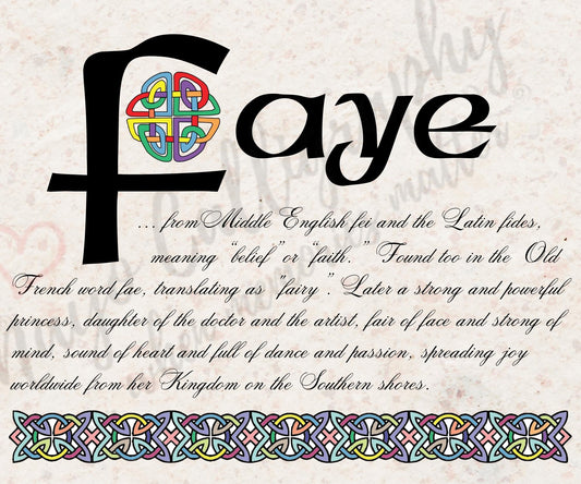 Celtic Name Print — Digital Download